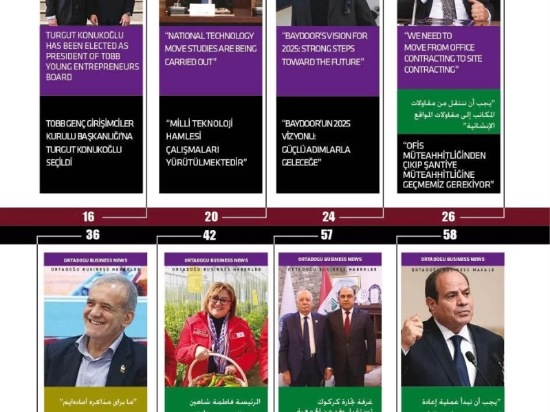 Yönetim Kurulu Başkanımız Suat Bozkurt Orta Doğu ve Referans Dergilerine Konuştu 6. Görseli
